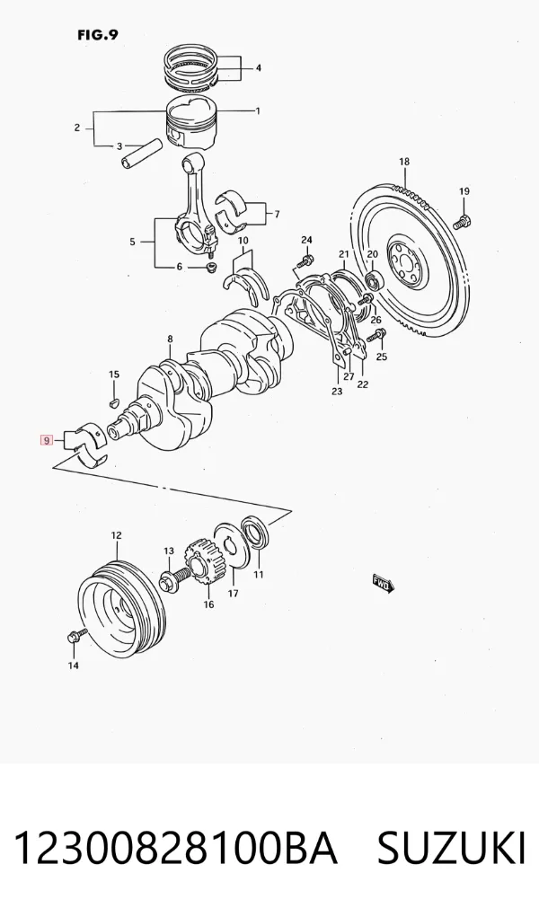  12300828100BA Suzuki