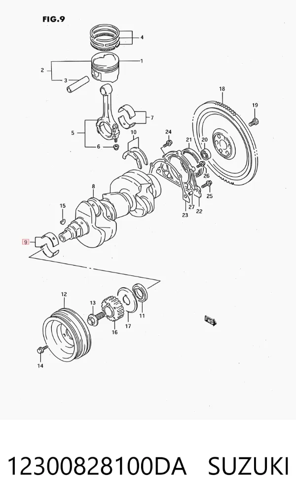  12300828100DA Suzuki
