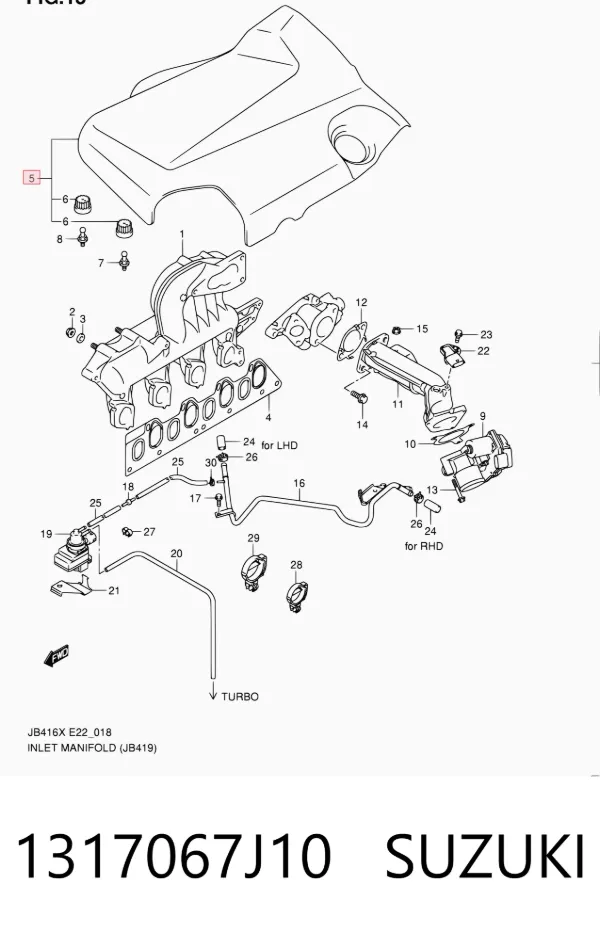  1317067J10 Suzuki