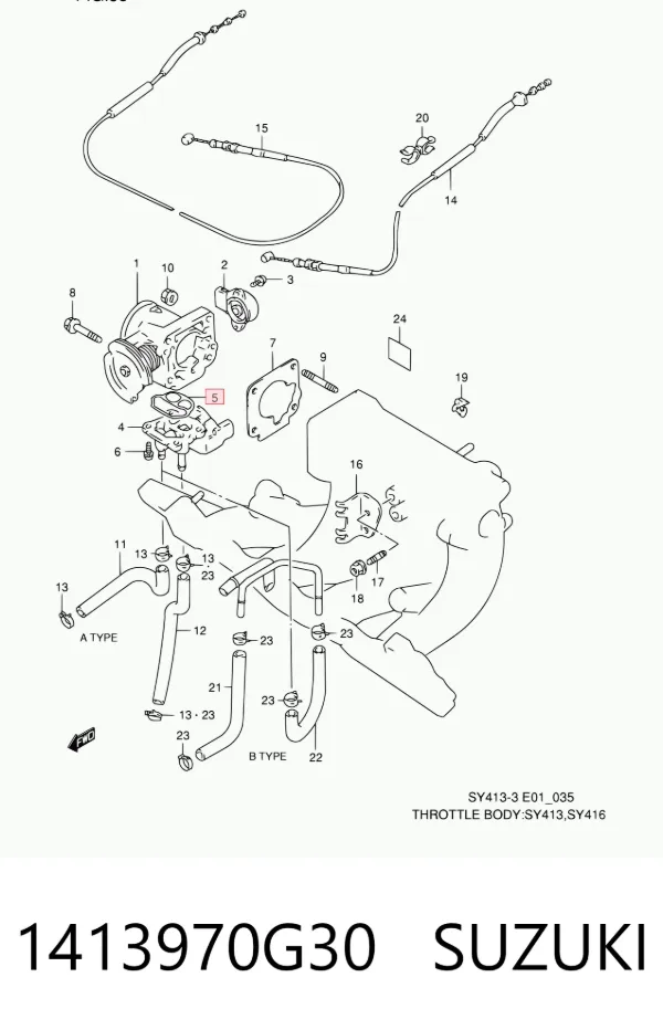  1413970G30 Suzuki
