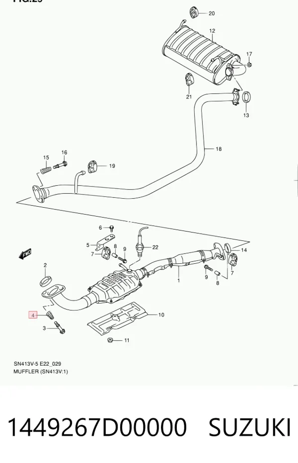  1449267D00000 Suzuki