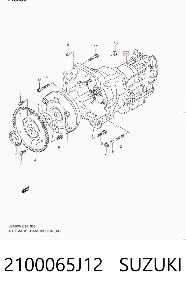 АКПП 2100065J12 Suzuki
