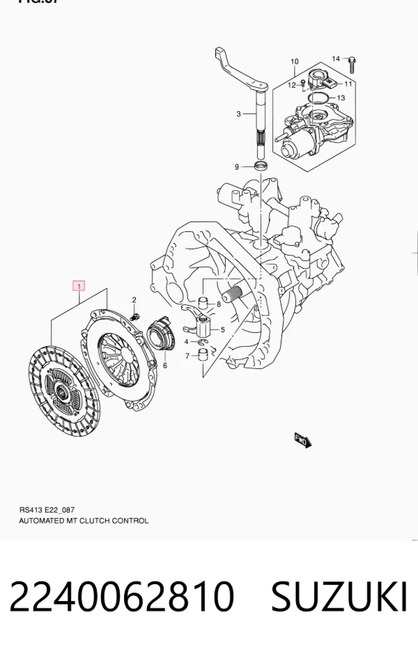 Сцепление 2240062810 Suzuki