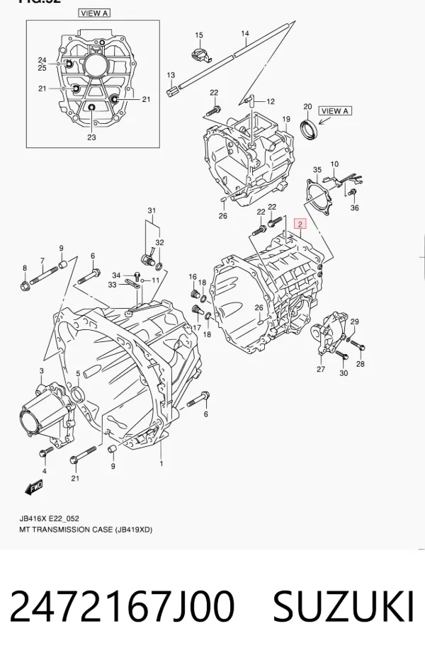  2472167J00 Suzuki