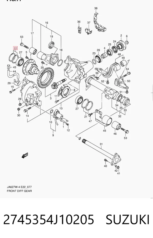  2745354J10205 Suzuki