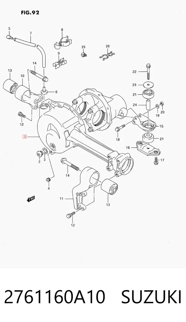  2761160A10 Suzuki