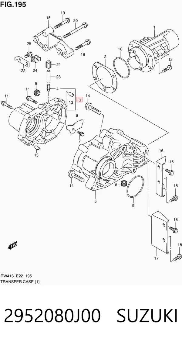  2952080J00 Suzuki