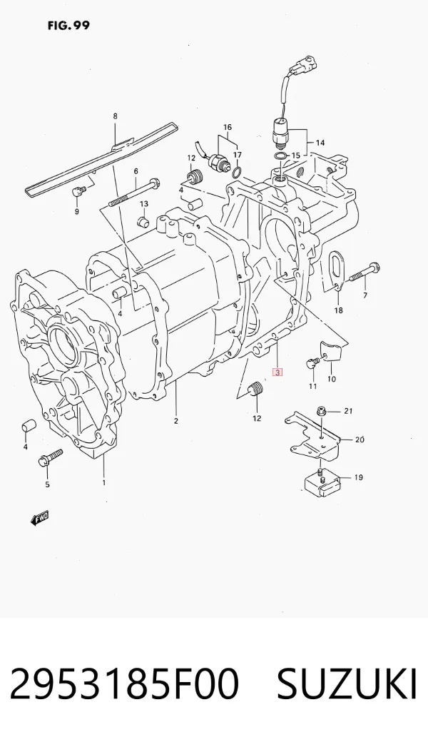  2953185F00 Suzuki