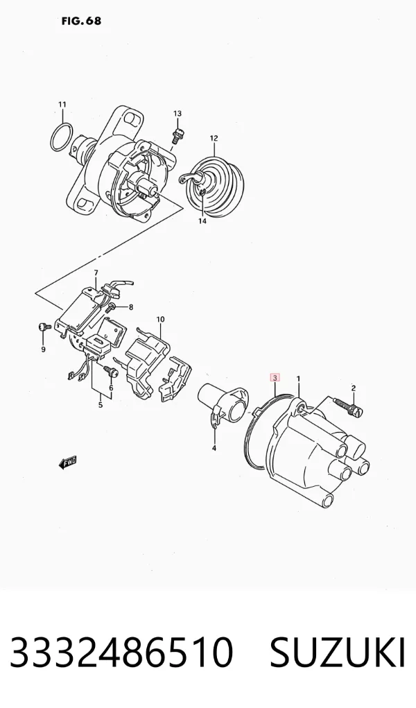  3332486510 Suzuki