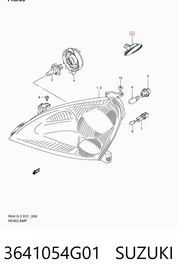  3641054G01 Suzuki