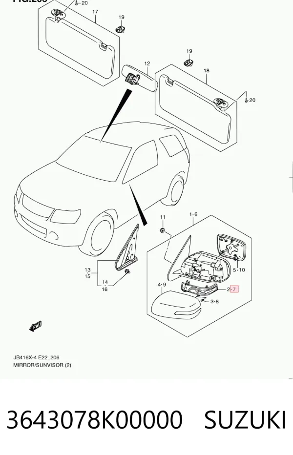  3643078K00000 Suzuki