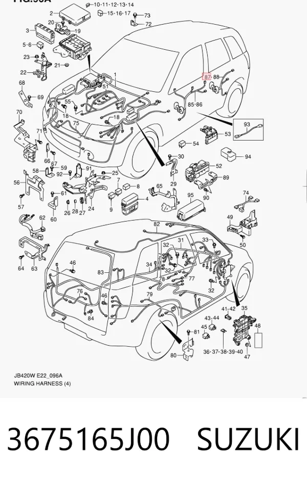  3675165J00 Suzuki
