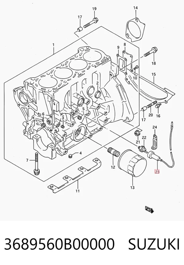  3689560B00000 Suzuki