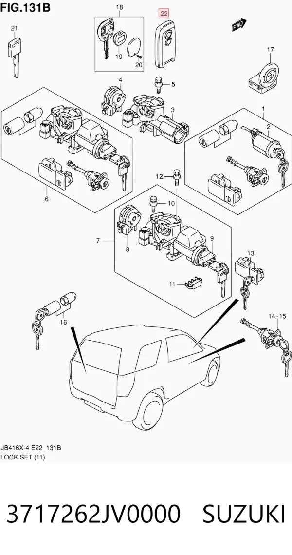  3717262JV0000 Suzuki