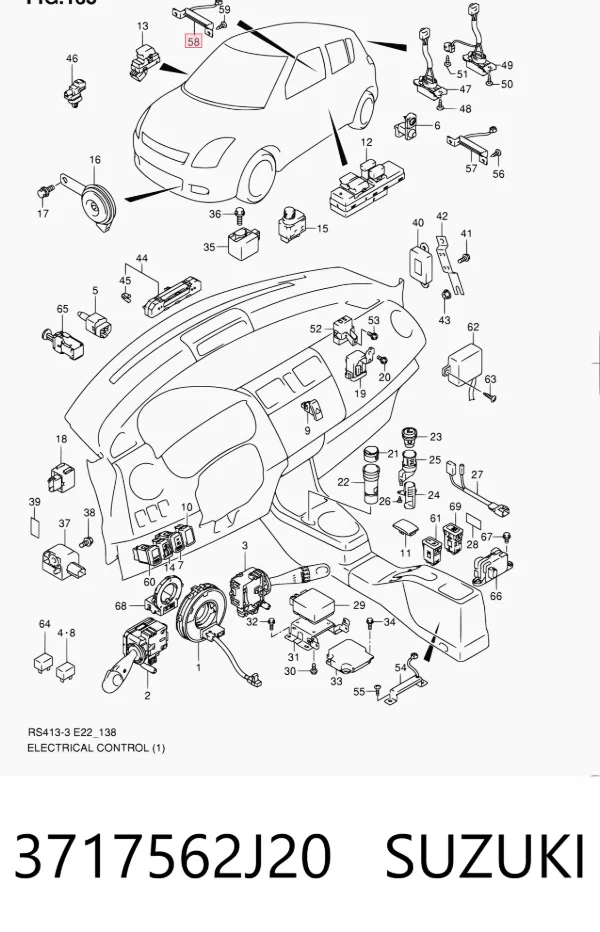 3717562J20 Suzuki