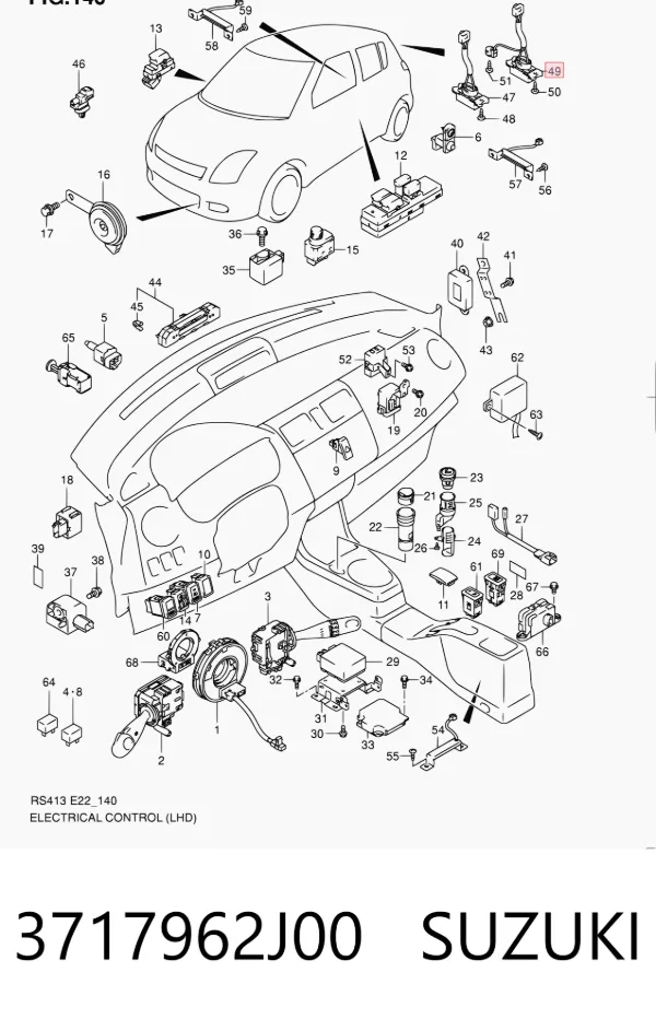  3717962J00 Suzuki