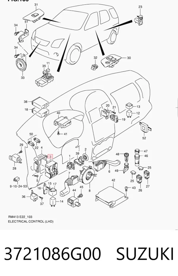  3721086G00 Suzuki