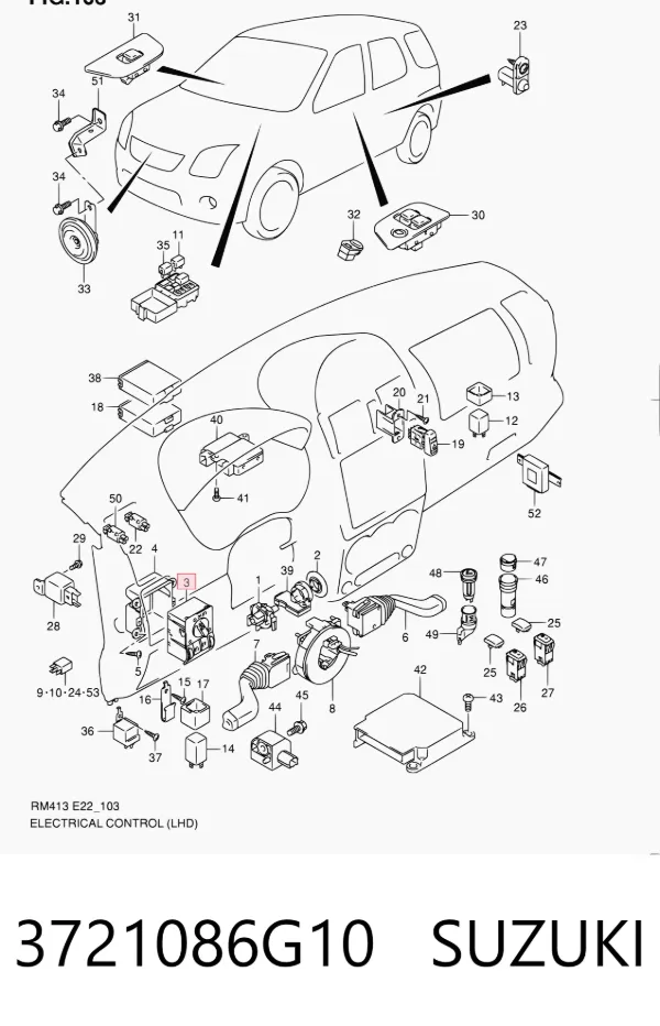  3721086G10 Suzuki