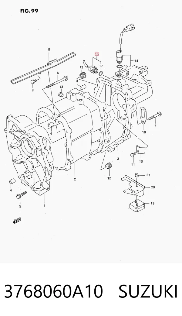  3768060A10 Suzuki