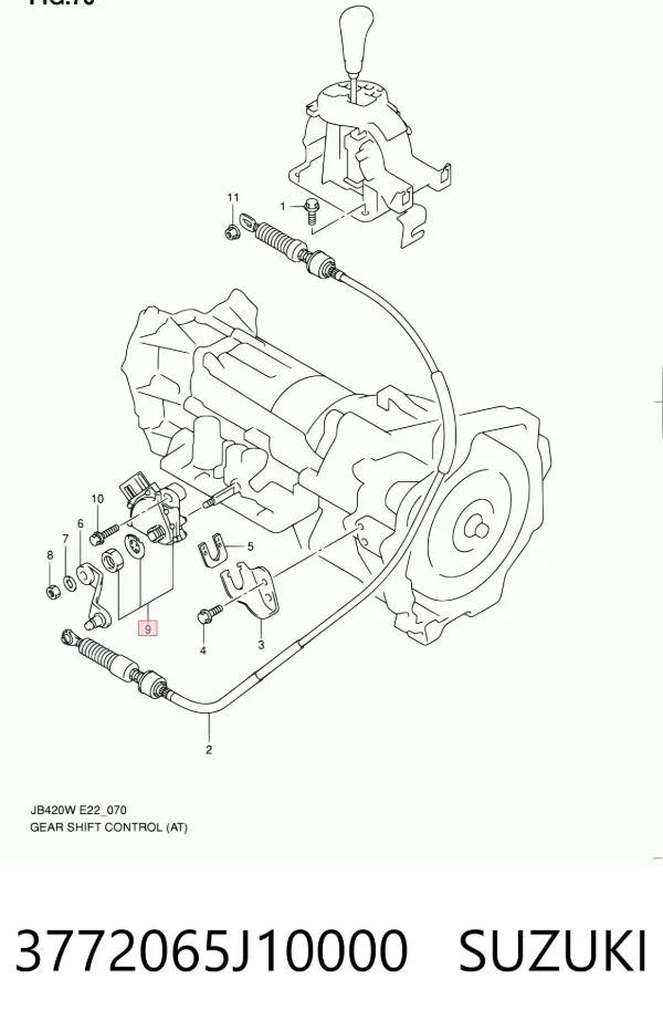 Датчик режимов работы АКПП 3772065J10000 Suzuki