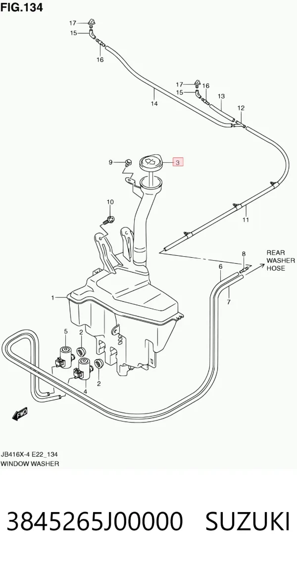  3845265J00000 Suzuki