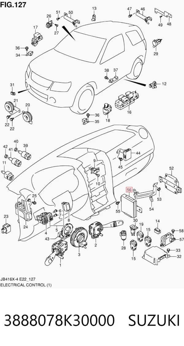  3888078K30000 Suzuki