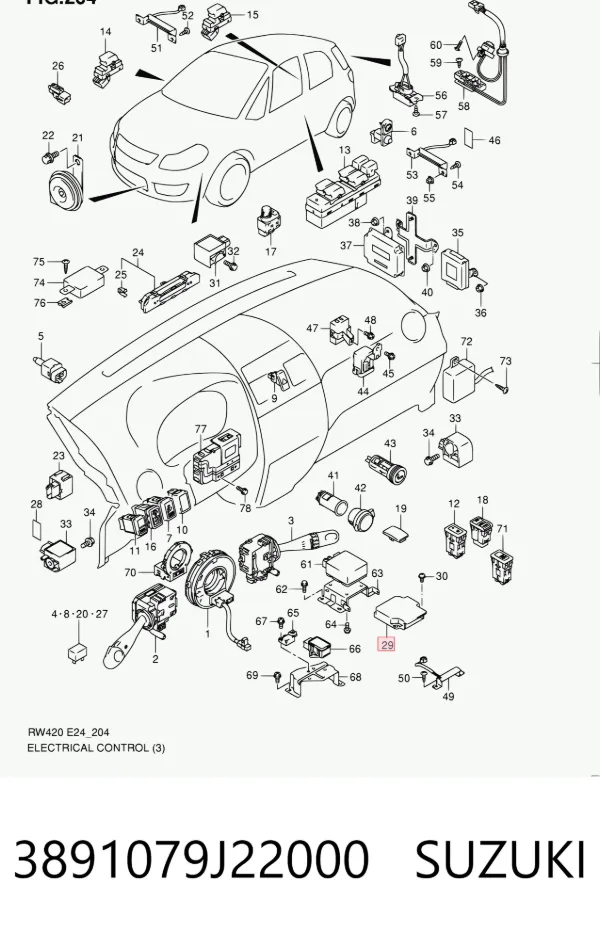  3891079J22000 Suzuki