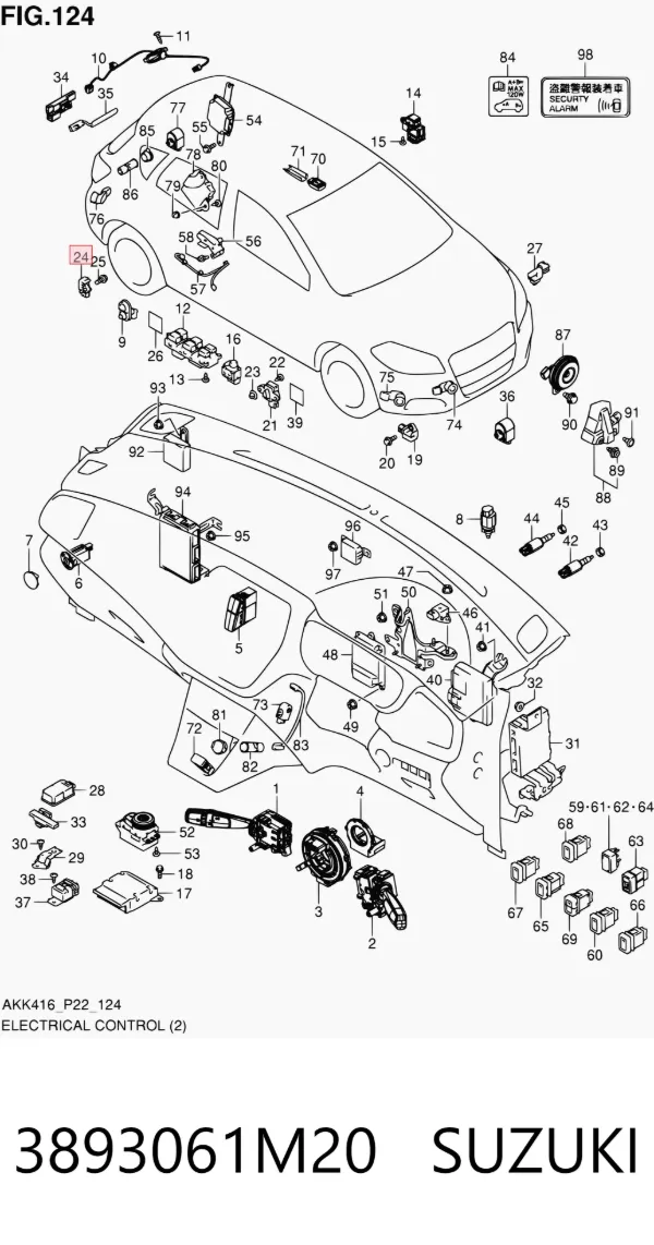  3893061M20 Suzuki