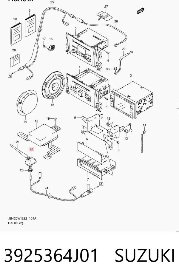  3925364J01 Suzuki