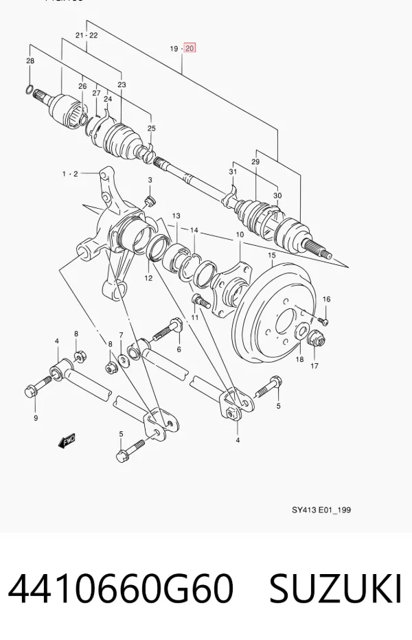  4410660G60 Suzuki