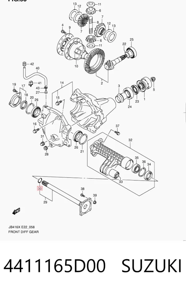  4411165D00 Suzuki