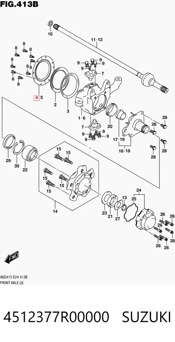  4512377R00000 Suzuki