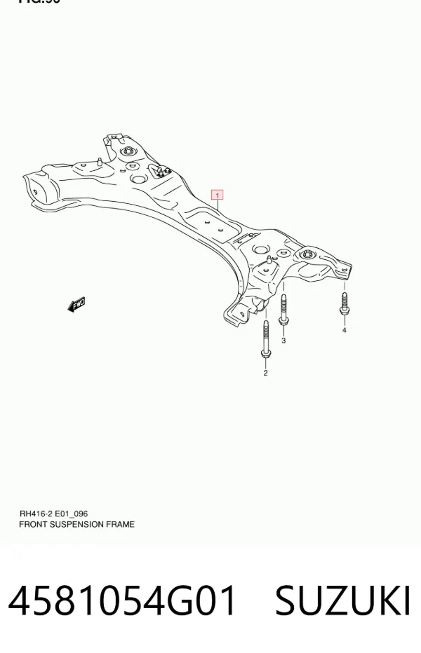 Подрамник передний 4581054G01 Suzuki