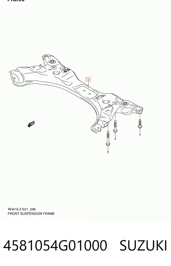 Подрамник передний 4581054G01000 Suzuki
