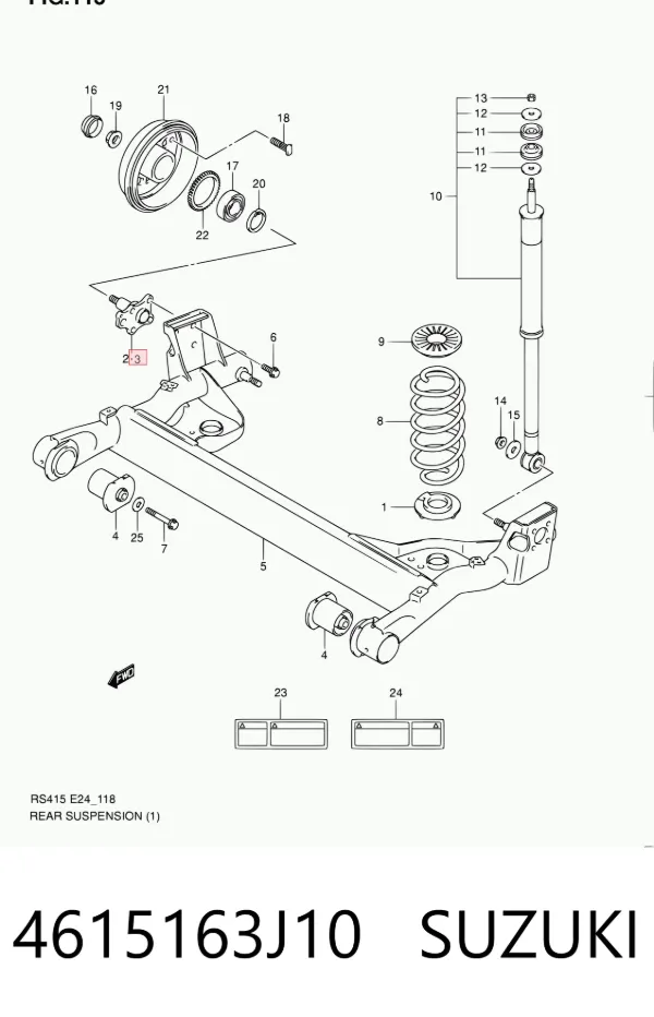  4615163J10 Suzuki