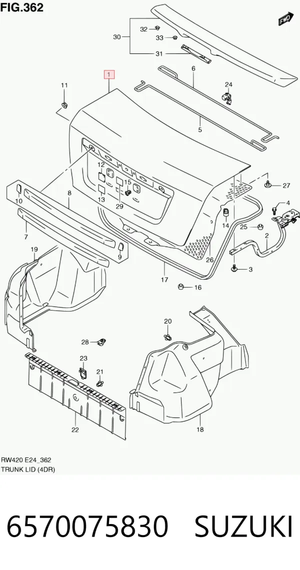  6570075830 Suzuki