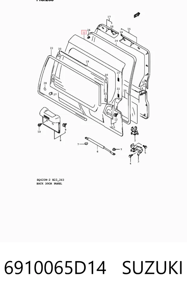  6910065D14 Suzuki