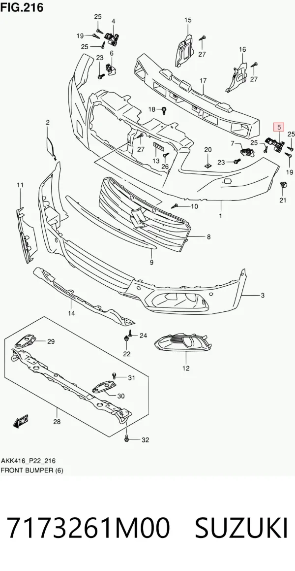  7173261M00 Suzuki
