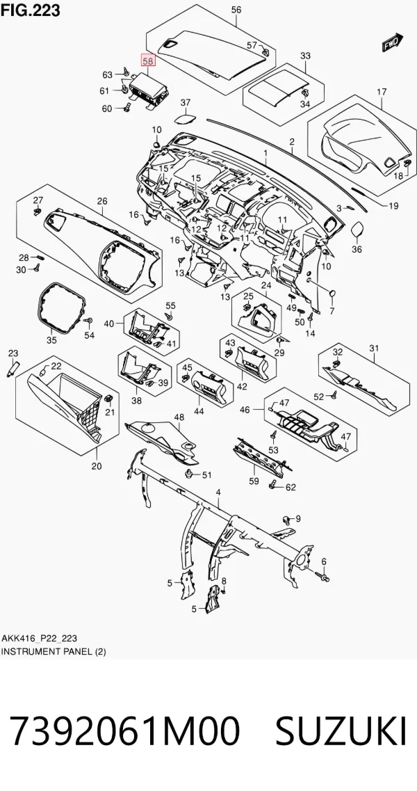  7392061M00 Suzuki