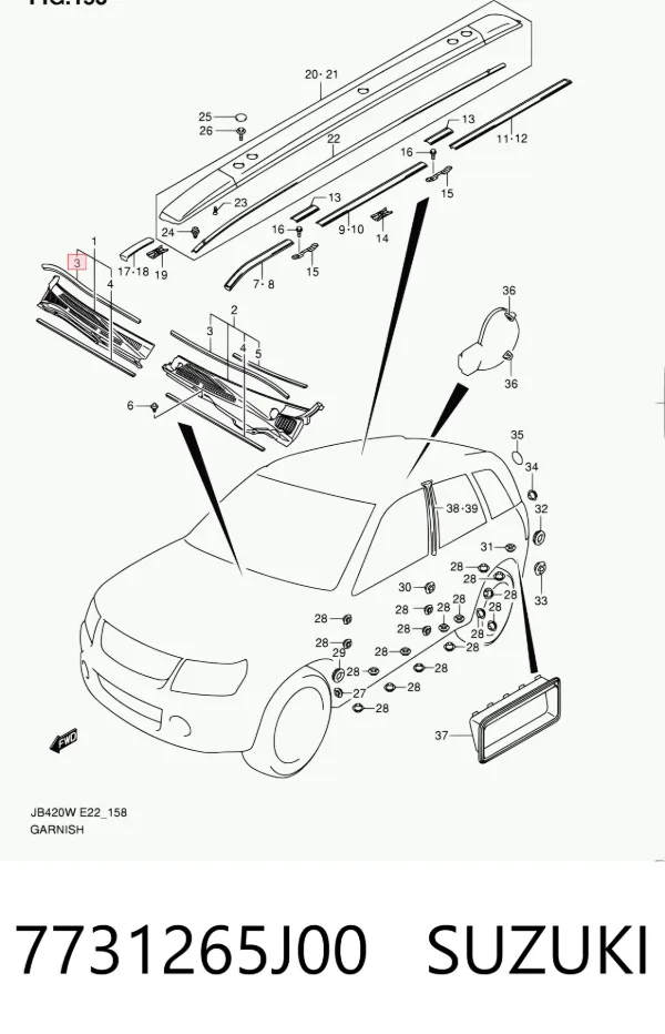  7731265J00 Suzuki