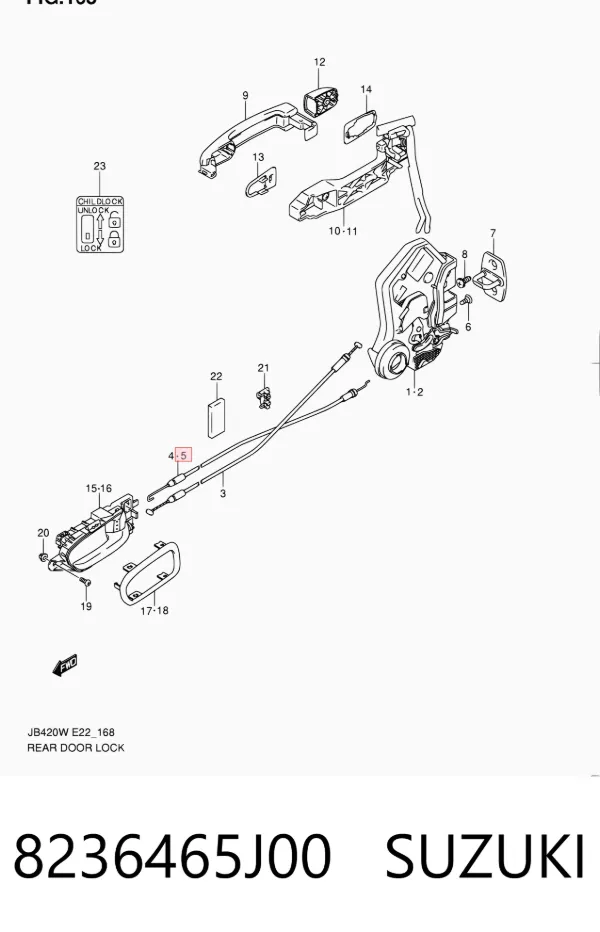  8236465J00 Suzuki