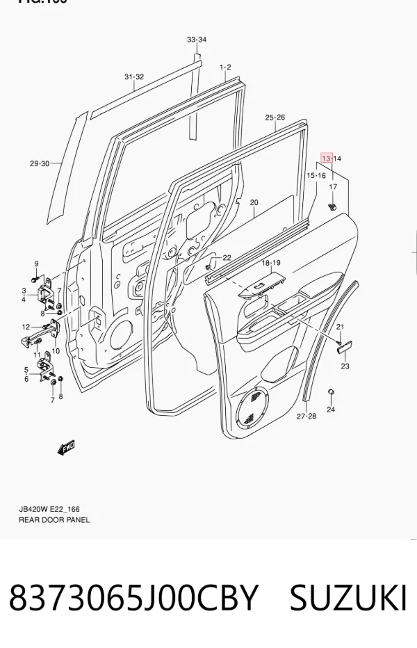  8373065J00CBY Suzuki