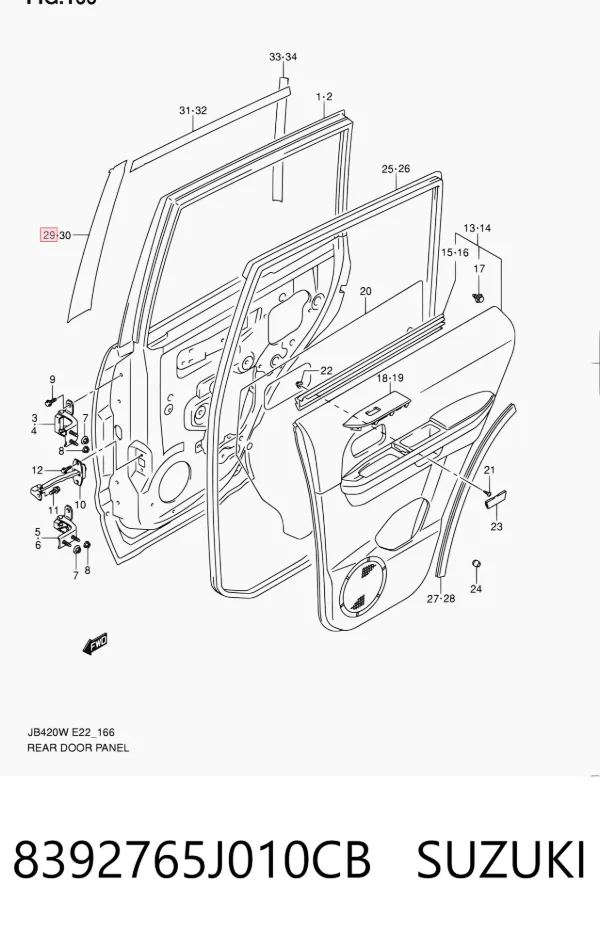  8392765J010CB Suzuki