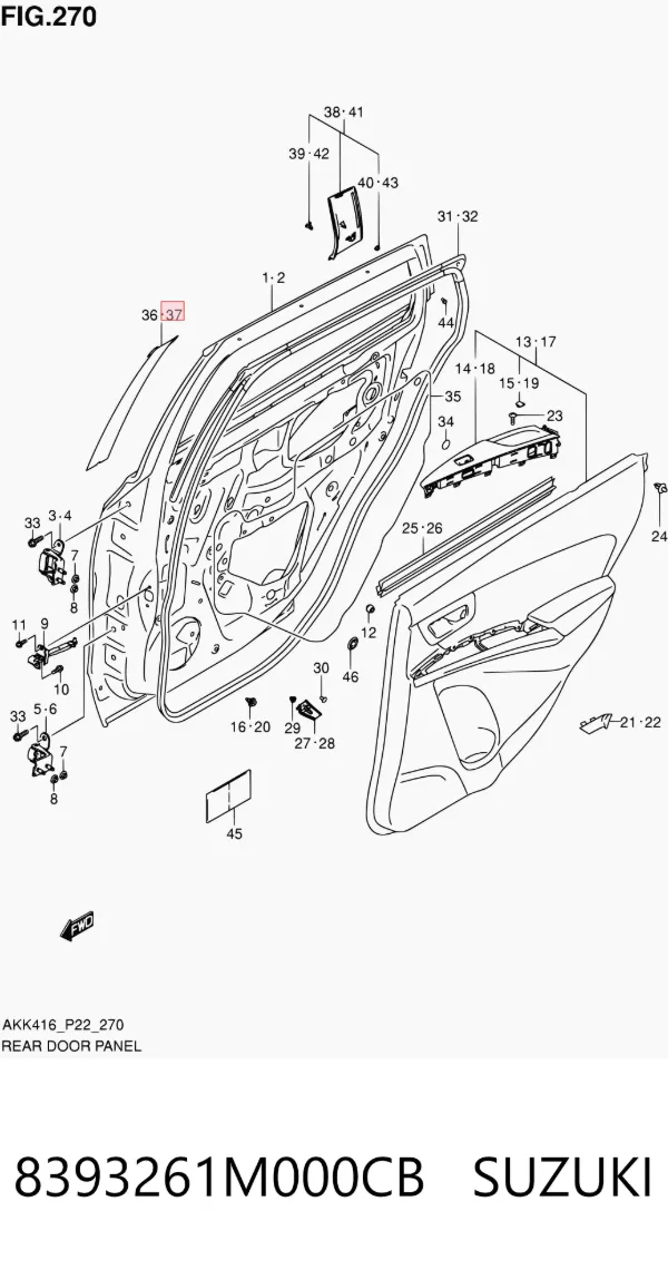  8393261M000CB Suzuki