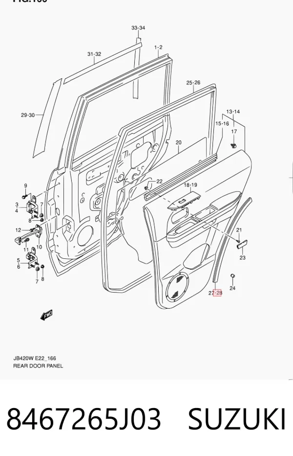 8467265J03 Suzuki