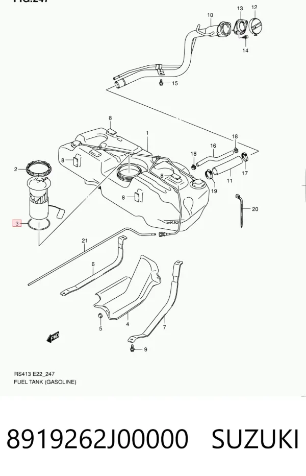  8919262J00000 Suzuki