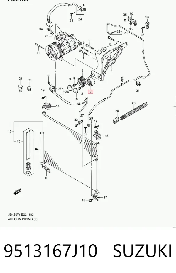 Комплект ГРМ 9513167J10 Suzuki