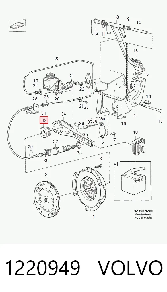 Выжимной подшипник Volvo 940 944