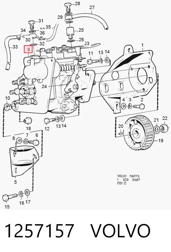 ТНВД Volvo 240 P242, P244