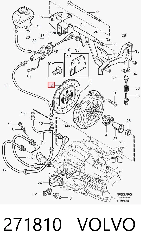 Сцепление 271810 Volvo